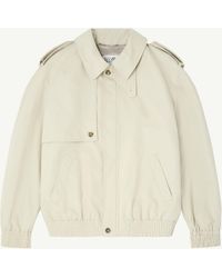 MM6 by Maison Margiela - Cotton Twill Jacket - Lyst