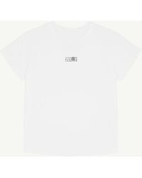 MM6 by Maison Margiela - Numeric Cotton Jersey T-Shirt - Lyst