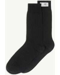 MM6 by Maison Margiela - Wool Blend Socks - Lyst