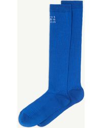 MM6 by Maison Margiela - Knee-High Socks - Lyst