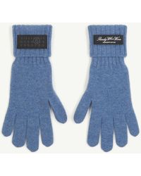MM6 by Maison Margiela - Wool-Blend Knit Gloves - Lyst