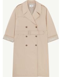 MM6 by Maison Margiela - Trenchcoat Aus Baumwolle, Frau, Größe - Lyst