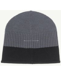 MM6 by Maison Margiela - Cotton Knit Beanie - Lyst