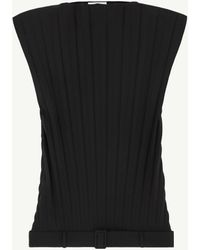 MM6 by Maison Margiela - Wool Blend Mini Dress - Lyst