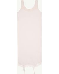 MM6 by Maison Margiela - Mirrored Lace Slip Dress - Lyst