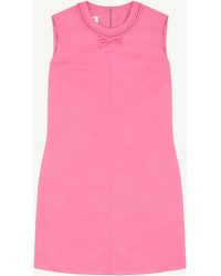 MM6 by Maison Margiela - Bow-Detail Mini Dress - Lyst