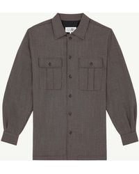 MM6 by Maison Margiela - Tweed Shirt Dress - Lyst