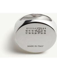 MM6 by Maison Margiela - Numeric Signet Ring - Lyst