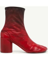 MM6 by Maison Margiela - Anatomic Block-Heel Boots - Lyst