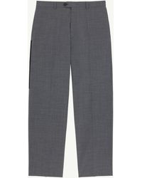 MM6 by Maison Margiela - Tailored Wool-Blend Trousers - Lyst