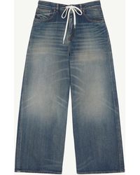 MM6 by Maison Margiela - Jean Ample, Femme, Taille - Lyst