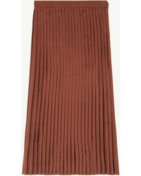 MM6 by Maison Margiela - Jacquard Midi Skirt - Lyst