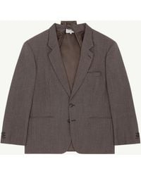 MM6 by Maison Margiela - Übergroßer Wollblazer, Frau, Größe - Lyst