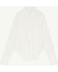 MM6 by Maison Margiela - Hemd Aus Baumwolle, Frau, Größe - Lyst