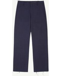 MM6 by Maison Margiela - Tailoring Wool Trousers - Lyst
