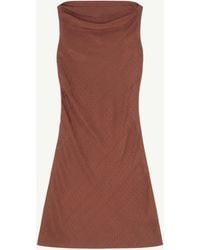 MM6 by Maison Margiela - Jacquard Dress - Lyst