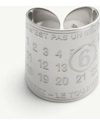 MM6 by Maison Margiela - Souvenir Sticker Band Ring - Lyst