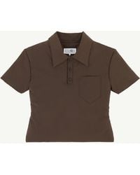 MM6 by Maison Margiela - Padded Polo Top - Lyst
