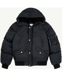MM6 by Maison Margiela - Hooded Bomber Jacket - Lyst