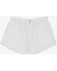 MM6 by Maison Margiela - Poplin Cotton Shorts - Lyst
