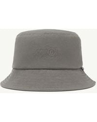 MM6 by Maison Margiela - Cotton Canvas Bucket Hat - Lyst