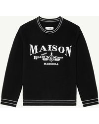 MM6 by Maison Margiela - Wool Blend Jumper - Lyst