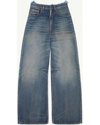 MM6 by Maison Margiela - Jean Ample, Femme, Taille - Lyst