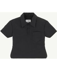MM6 by Maison Margiela - Padded Polo Top - Lyst
