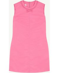 MM6 by Maison Margiela - Bow-Detail Mini Dress - Lyst