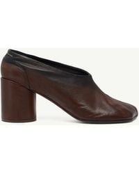 MM6 by Maison Margiela - Anatomic Block-Heel Pumps - Lyst