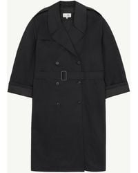 MM6 by Maison Margiela - Trenchcoat Aus Baumwolle, Frau, Größe - Lyst