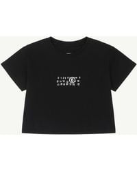 MM6 by Maison Margiela - Flipped-Print Overdyed T-Shirt - Lyst