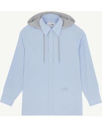 MM6 by Maison Margiela - Hemd Aus Popeline, Mann, Größe - Lyst