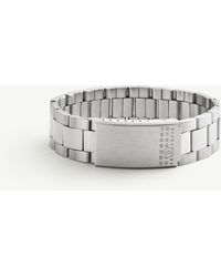 MM6 by Maison Margiela - Armband Mit Plakette Und Numeric Signature, Mann, Größe - Lyst