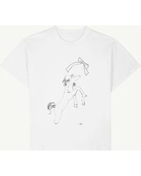 MM6 by Maison Margiela - Horse Print Cotton T-Shirt - Lyst