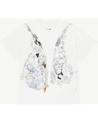 MM6 by Maison Margiela - T-Shirt Aus Baumwolle, Frau, Größe - Lyst