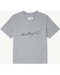 MM6 by Maison Margiela - Handwritten-Print Cotton Jersey T-Shirt - Lyst