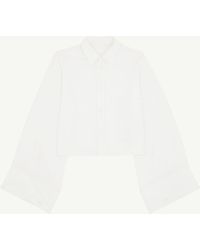 MM6 by Maison Margiela - Jacquard Convertible Shirt - Lyst