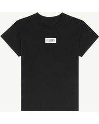 MM6 by Maison Margiela - Numeric Cotton Jersey T-Shirt - Lyst