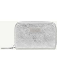 MM6 by Maison Margiela - Numeric Leather Zip Wallet - Lyst
