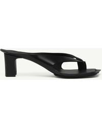 MM6 by Maison Margiela - Anatomic Leather Flip Flop Mules - Lyst