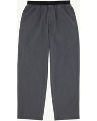 MM6 by Maison Margiela - Washed Cotton Drawstring Trousers - Lyst