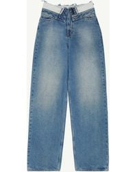 MM6 by Maison Margiela - Straight-Leg Jeans - Lyst