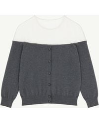MM6 by Maison Margiela - Knit Cardigan - Lyst
