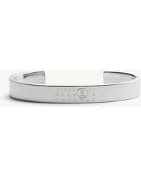 MM6 by Maison Margiela - Numeric Minimal Signature Cuff Bracelet - Lyst