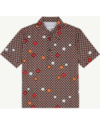 MM6 by Maison Margiela - Printed Polo Shirt - Lyst