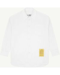 MM6 by Maison Margiela - Hemd Aus Popeline, Mann, Größe - Lyst
