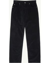 MM6 by Maison Margiela - Overdyed Moleskin Trousers - Lyst
