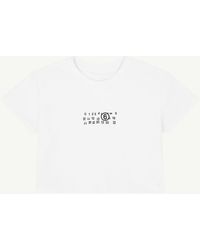 MM6 by Maison Margiela - Flipped-Print Overdyed T-Shirt - Lyst