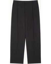 MM6 by Maison Margiela - Wool Shirting Trousers - Lyst